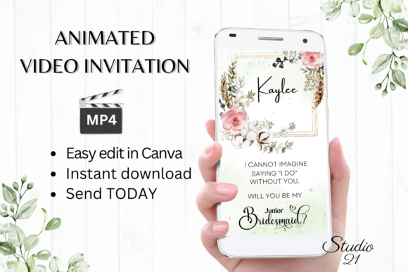 Boho Junior Bridesmaid W3122JM: A Font for Effortless Design