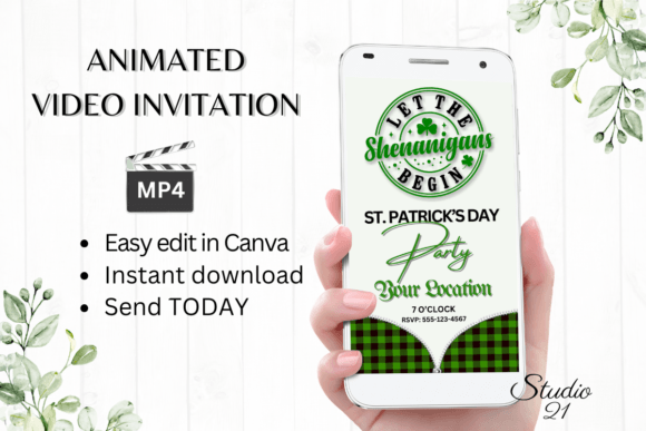 Celebrate in Style: Effortless St. Patrick's Day Party Invitations