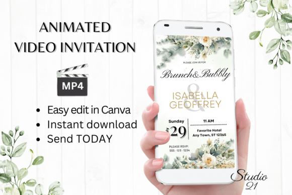 Effortless Elegance: The Modern Wedding Brunch Invite