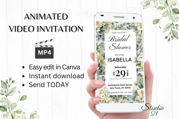 Electronic Bridal Shower Invite W4420: A Modern Solution for Celebrations