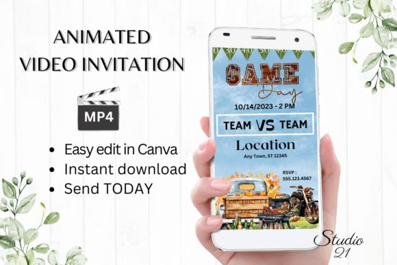 Game Day Ready: Instant Invitations for Your Tailgate