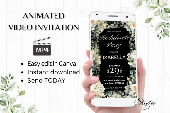 Make Your Pre-Wedding Bash Unforgettable: The W6421 Animated Invite