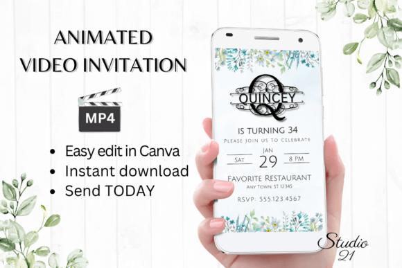 Monogram Letter Q: A Digital Invitation for Modern Events