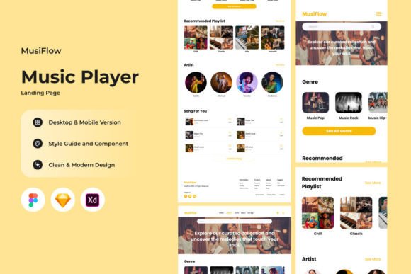 MusiFlow: A Symphony of Design for Your Digital Presence