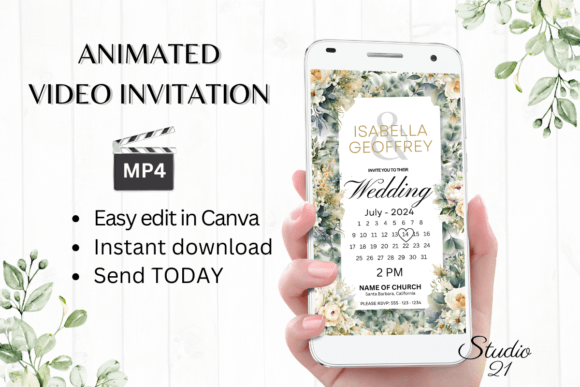 Say 'I Do' to Effortless Elegance: The W8420B Digital Invitation