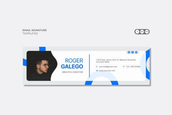 Simple Email Signature: A Versatile Design Template for Professionals
