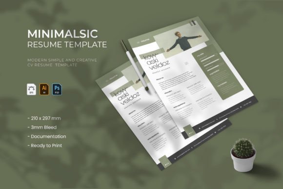 Stand Out with a Minimalist Resume Template