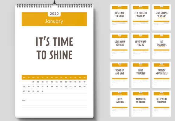 Wall Calendar Quotes: A Template for Year-Long Motivation